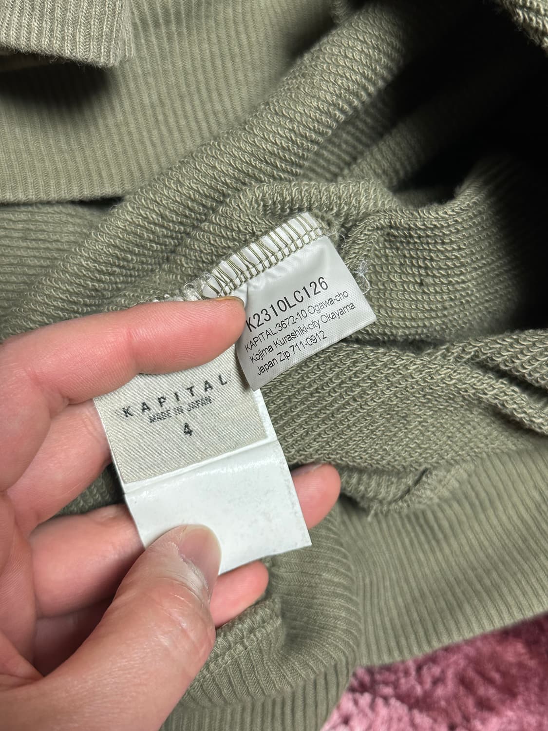 [4]캐피탈 8 니켈 슬리브 크루넥 스웻 상품이미지5