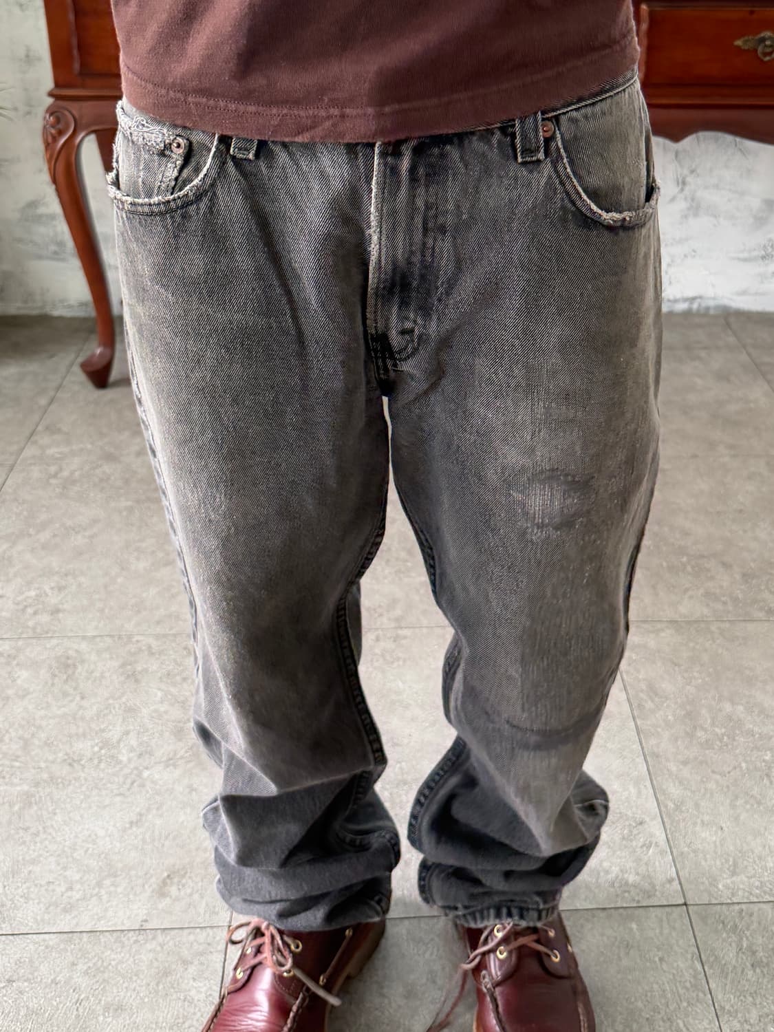 리바이스 505 레귤러 스트레이트 블랙 상품이미지6