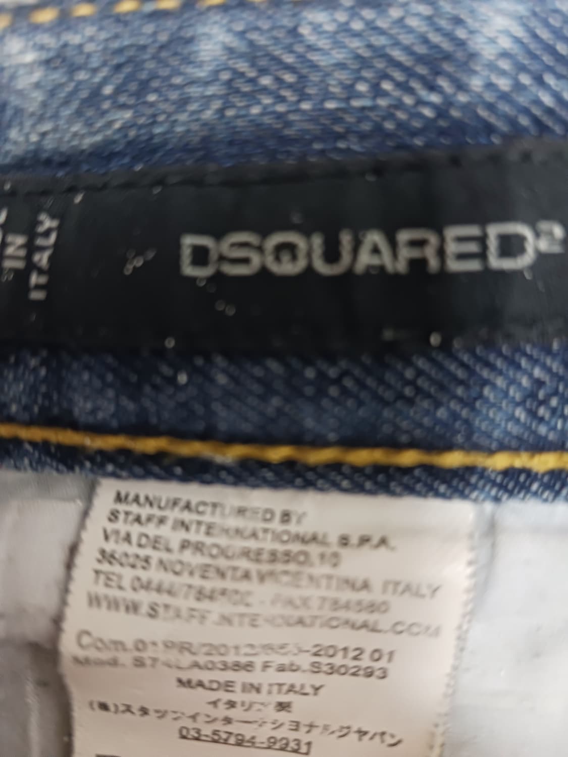 [30] 디스퀘어드2 루키 백포켓 레귤러진 청바지 상품이미지10