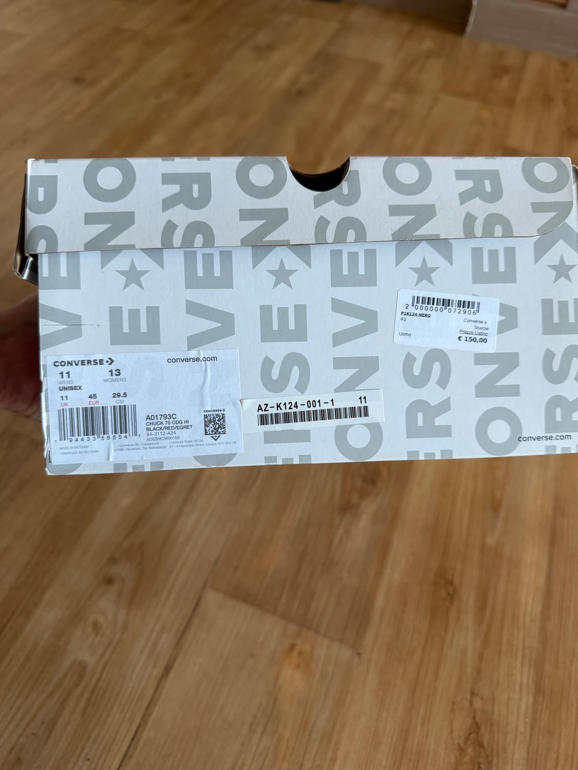 컨버스 꼼데가르송 플레이 하이탑 상품이미지6