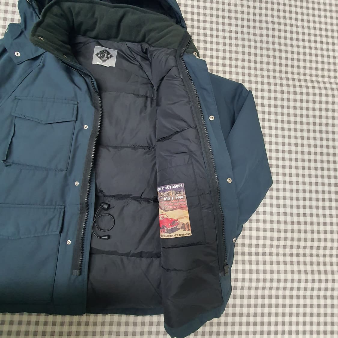 지프 오리털 겨울패딩 남자95 상품이미지6