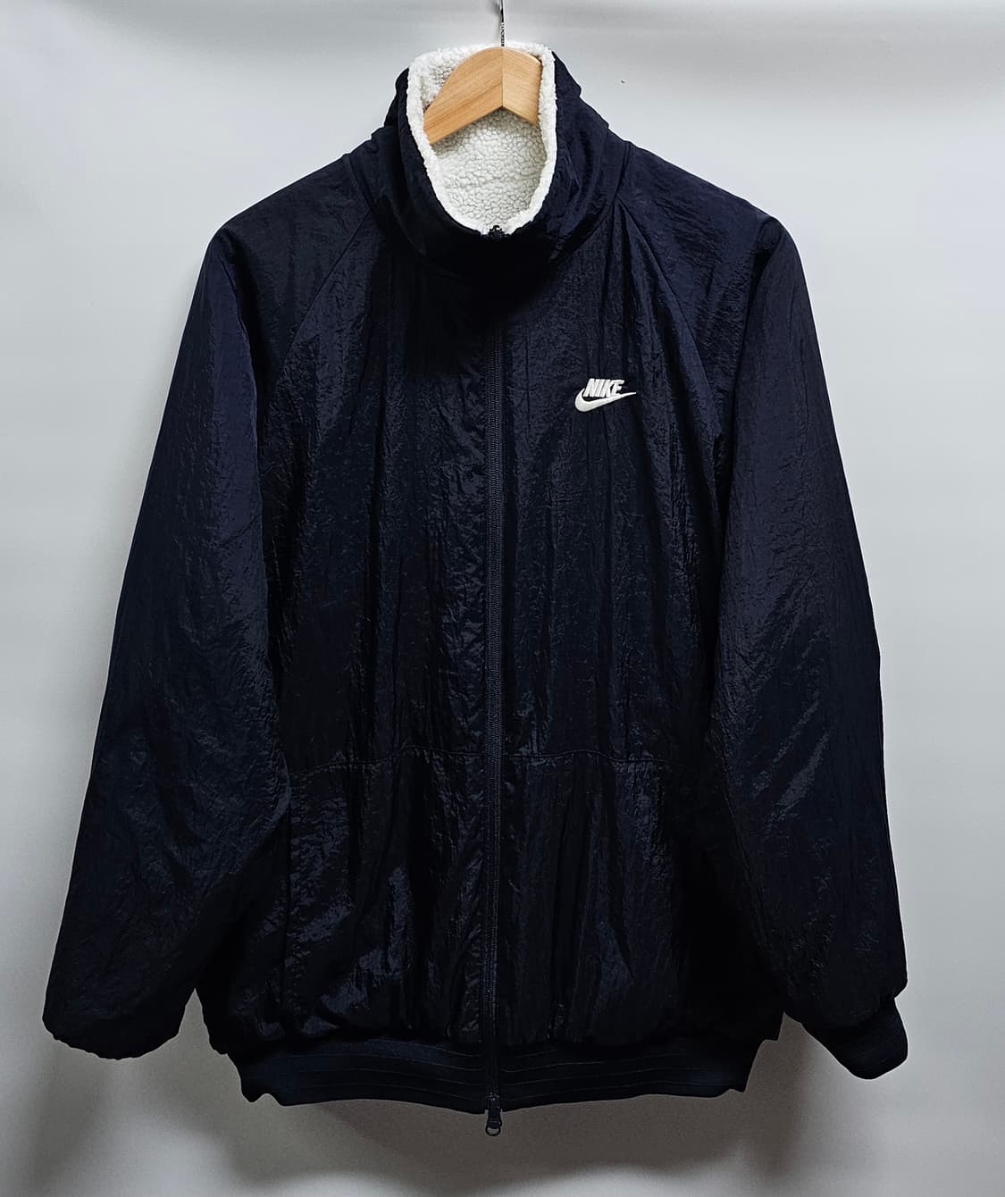 나이키 빅스우시 양면 뽀글이 후리스점퍼 L 상품이미지3