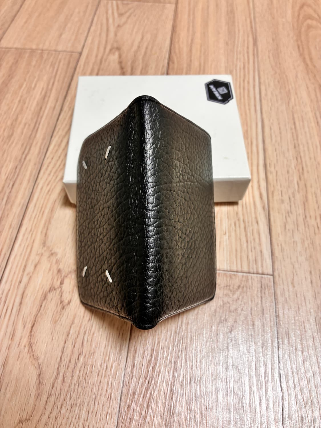 메종 마르지엘라 보빈 레더 카드 홀더 블랙 (카드지갑) 상품이미지5