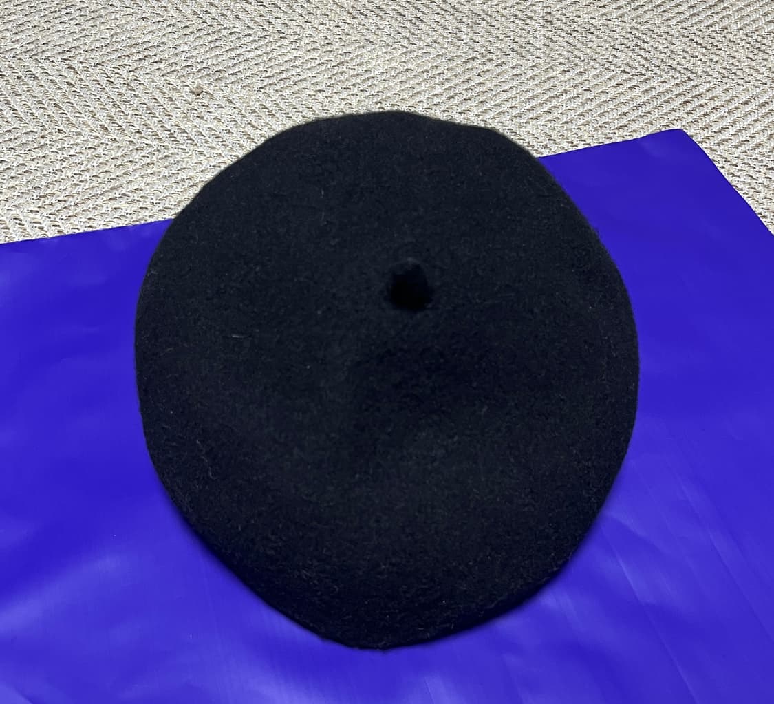 바잘 스터드 로고 울 베레모 버킷햇 프리 상품이미지3