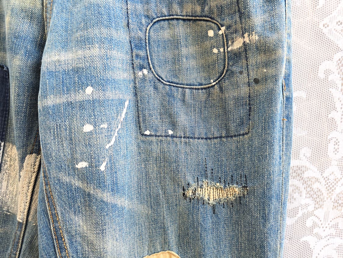 본즈 앤 피스 카모패치워크 데님 상품이미지4