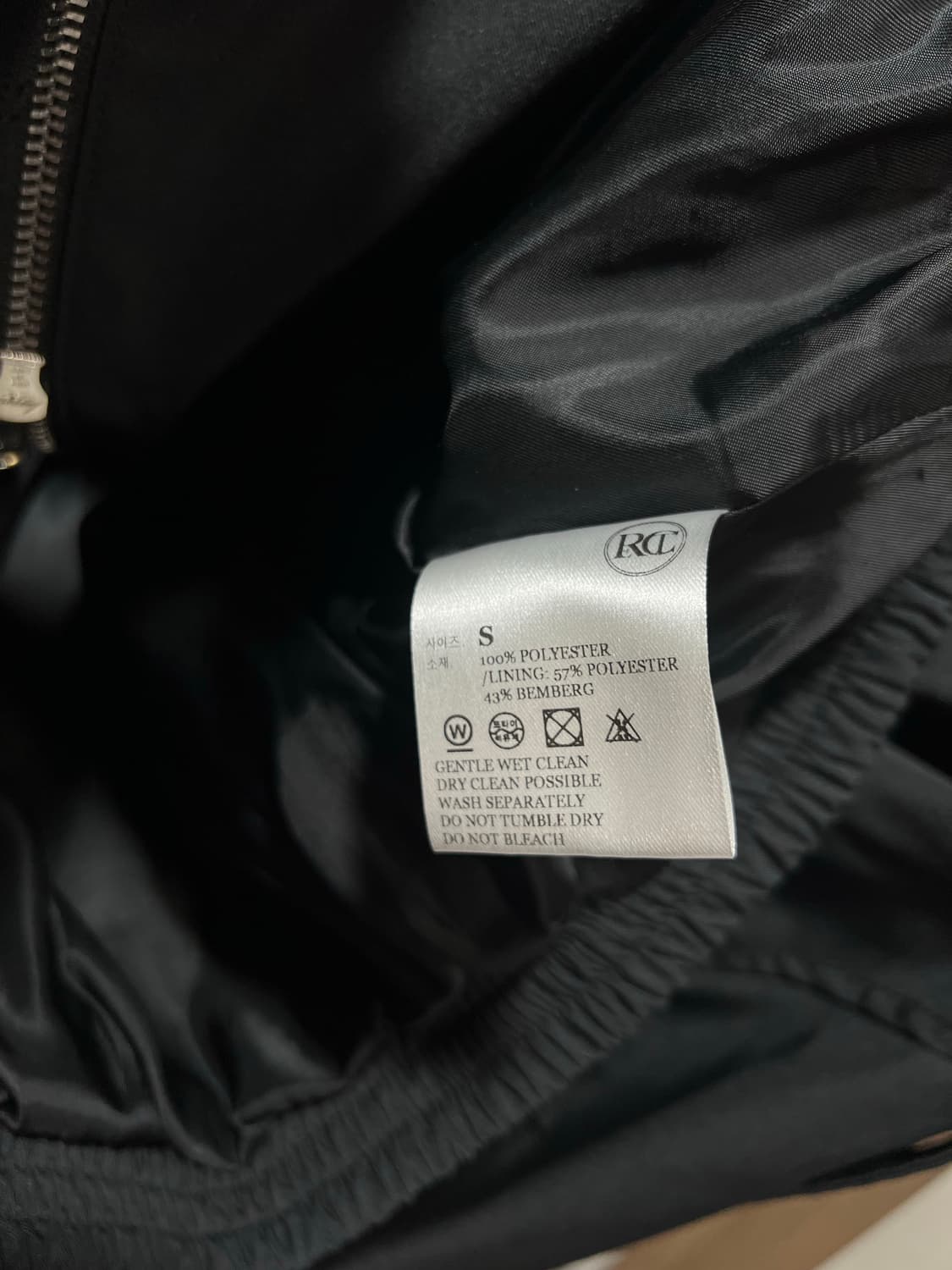 렉토 21ss short zip bomber jumper 상품이미지5