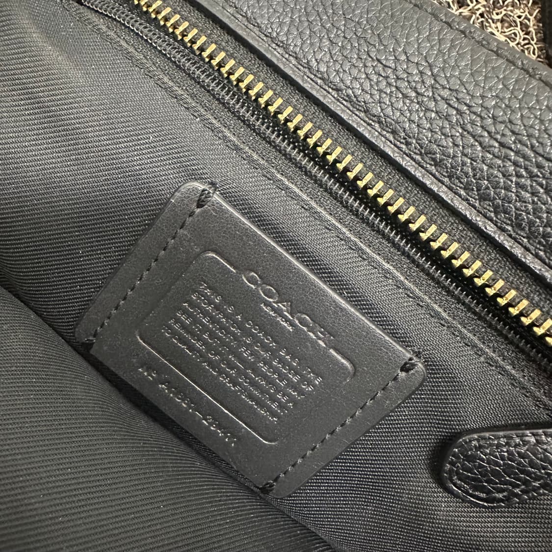 COACH 코치 여성 미니 크로스백 가방 블랙 상품이미지6