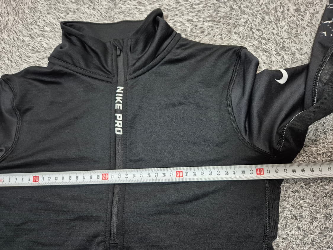 나이키 프로 여성 기모 하프 집업셔츠 L 상품이미지10