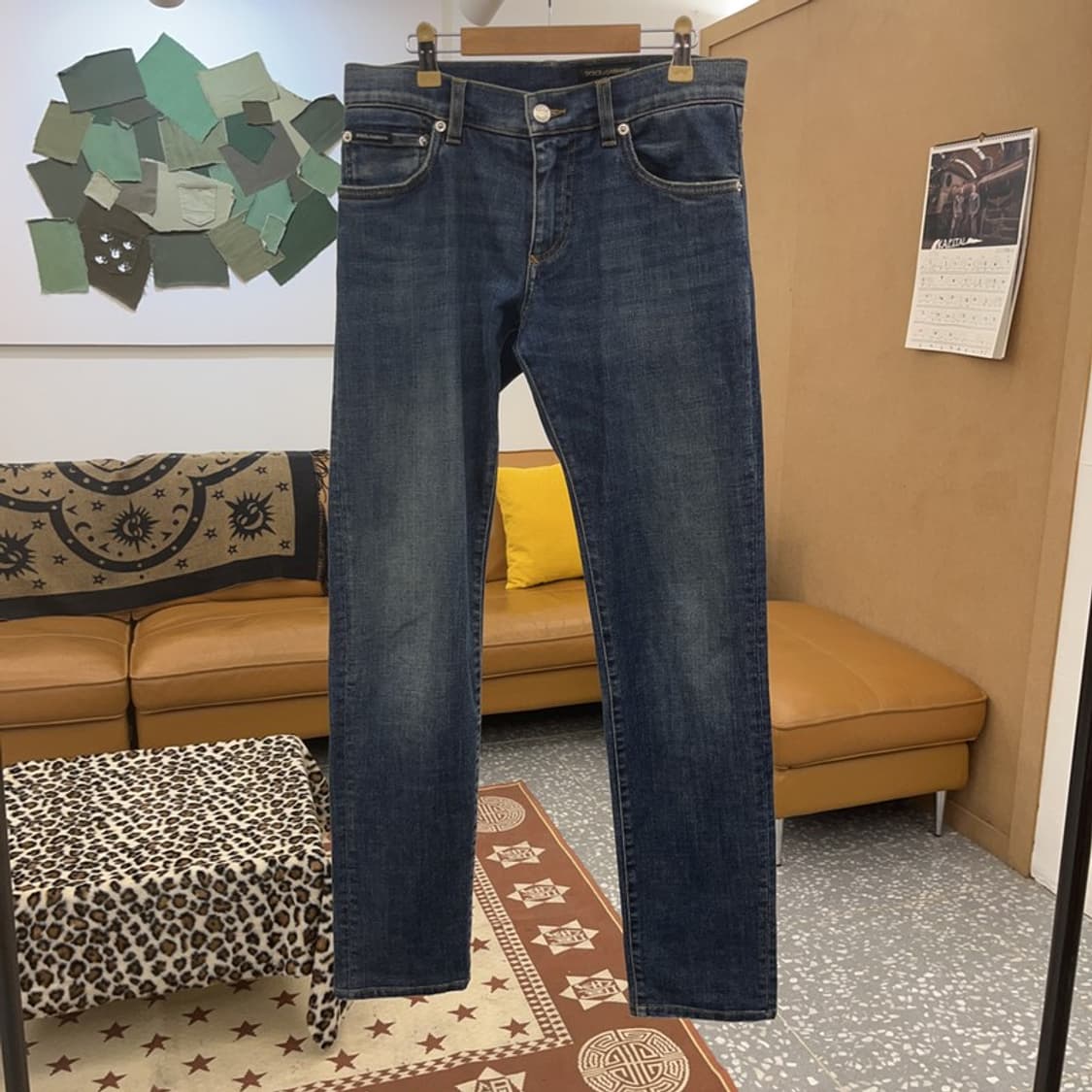 돌체앤가바나 모던시크 캐주얼 힙패치 스키니 데님팬츠 30인치 C09725 상품이미지3