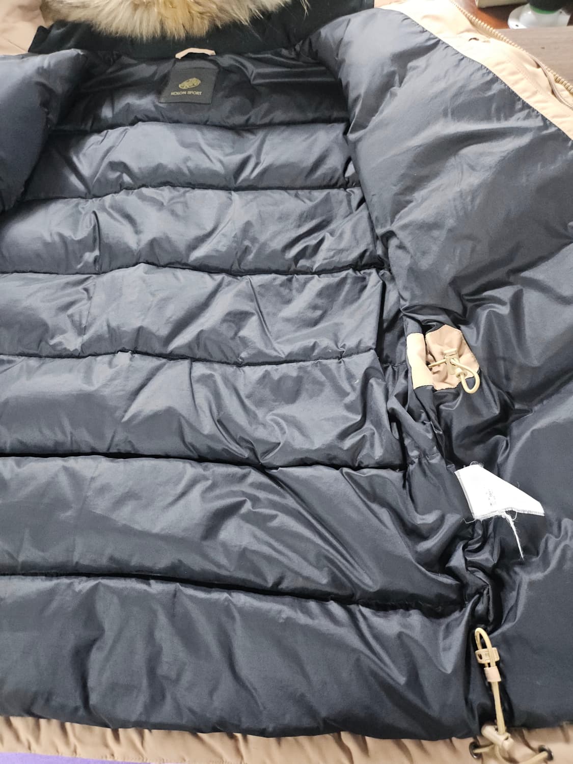 코오롱 구스 패딩 95 M 남성패딩 상품이미지5