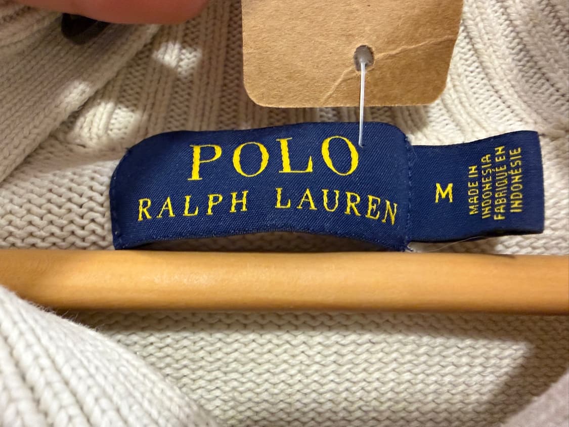 폴로 반집업 니트 상품이미지4