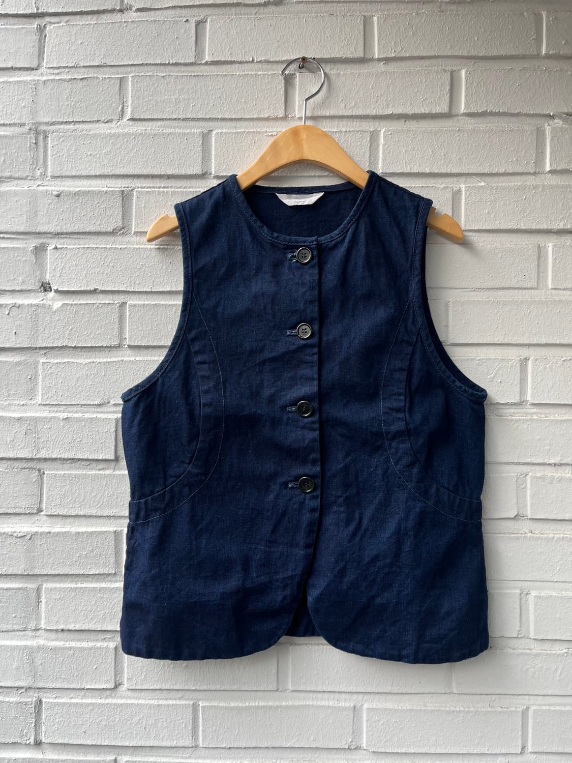 HOMSPUN indigo vest 상품이미지1