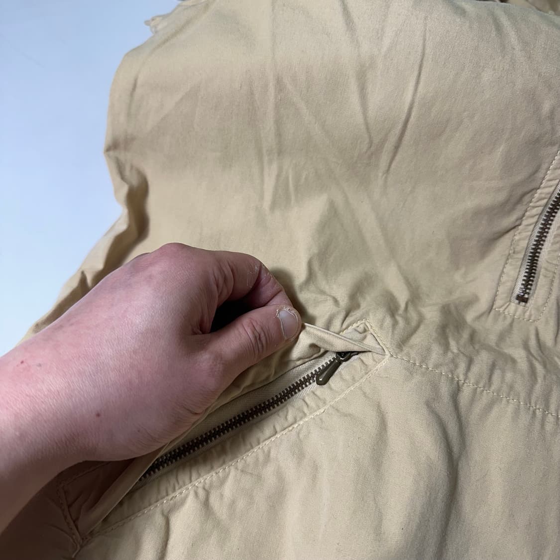 우먼M 디젤 파스텔베이지 써머코튼 A라인 후디 코튼 롱원피스 상품이미지4