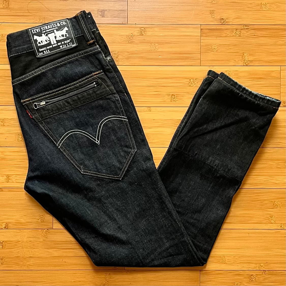 리바이스 511 데님팬츠 W34 L33 상품이미지1