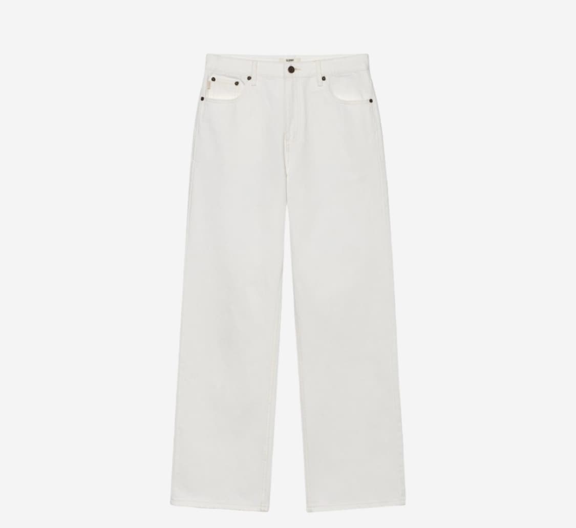 98 MID-RISE STRAIGHT FIT JEANS (WHITE) 상품이미지1