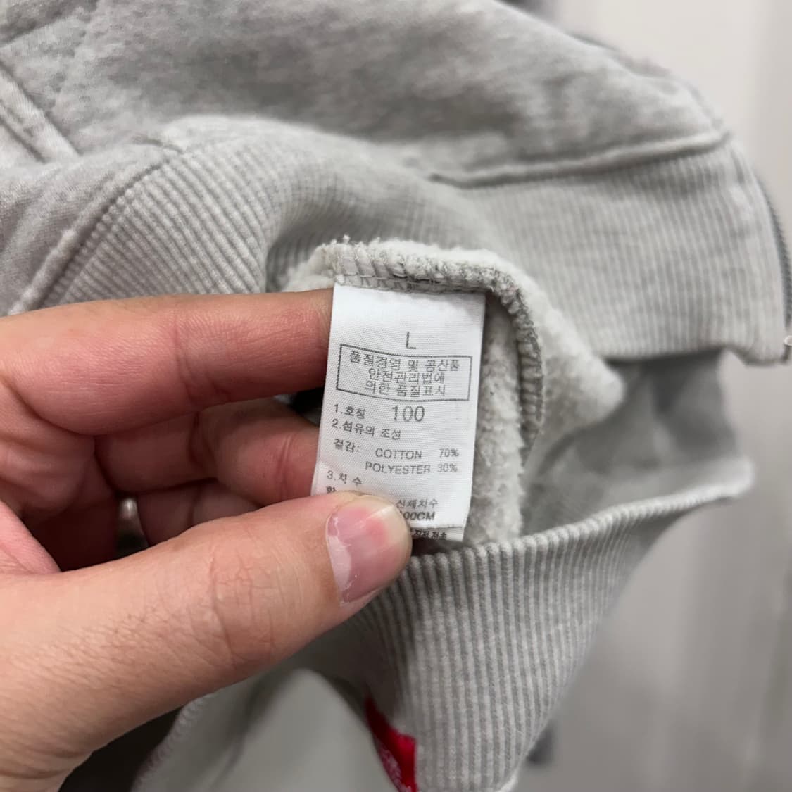 노스페이스 1968 자수로고 기모 후드집업 상품이미지4