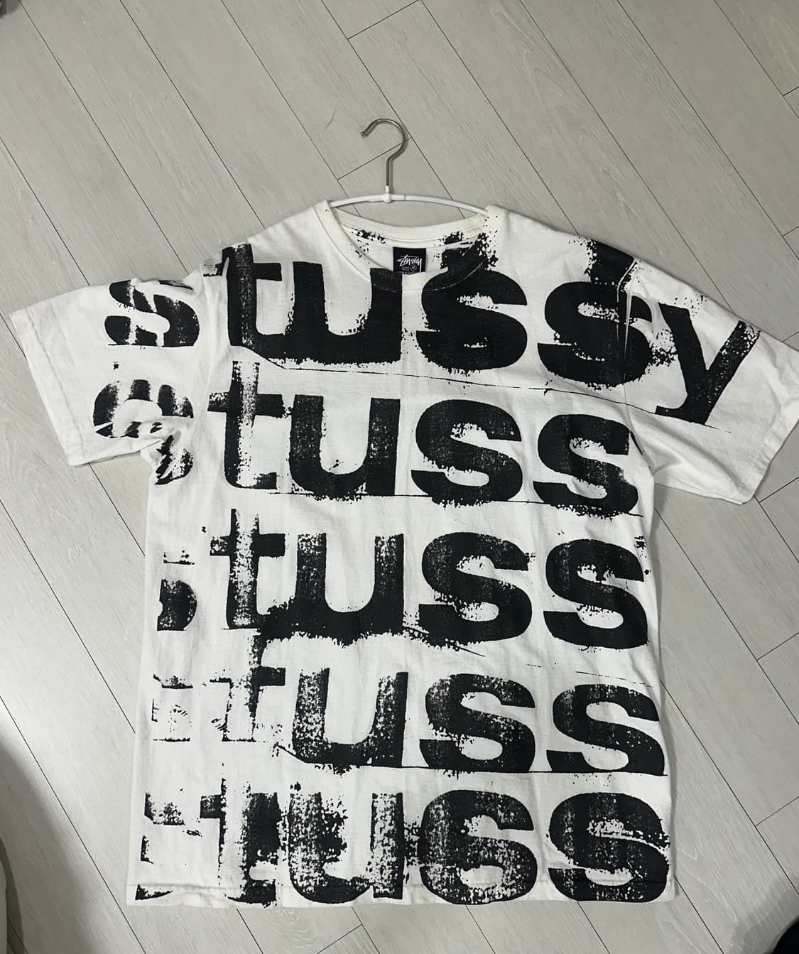 스투시 스탬프 티셔츠 화이트 상품이미지2