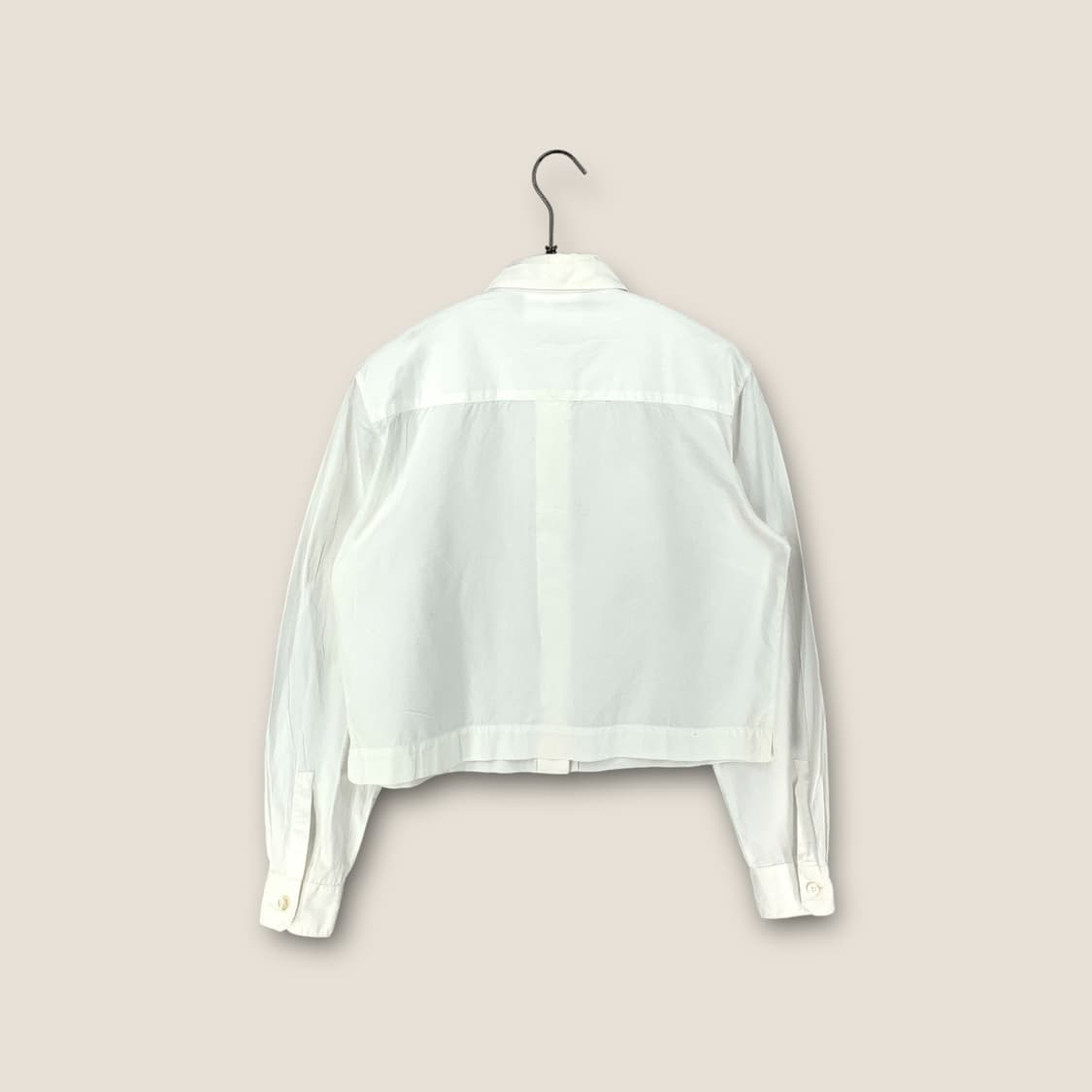 막스마라 크롭 코튼셔츠 상품이미지2