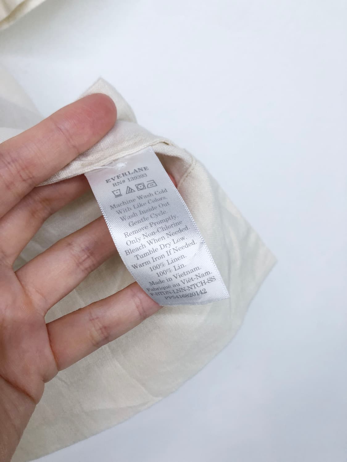  EVERLANE 리넨 반팔 셔츠 상품이미지8