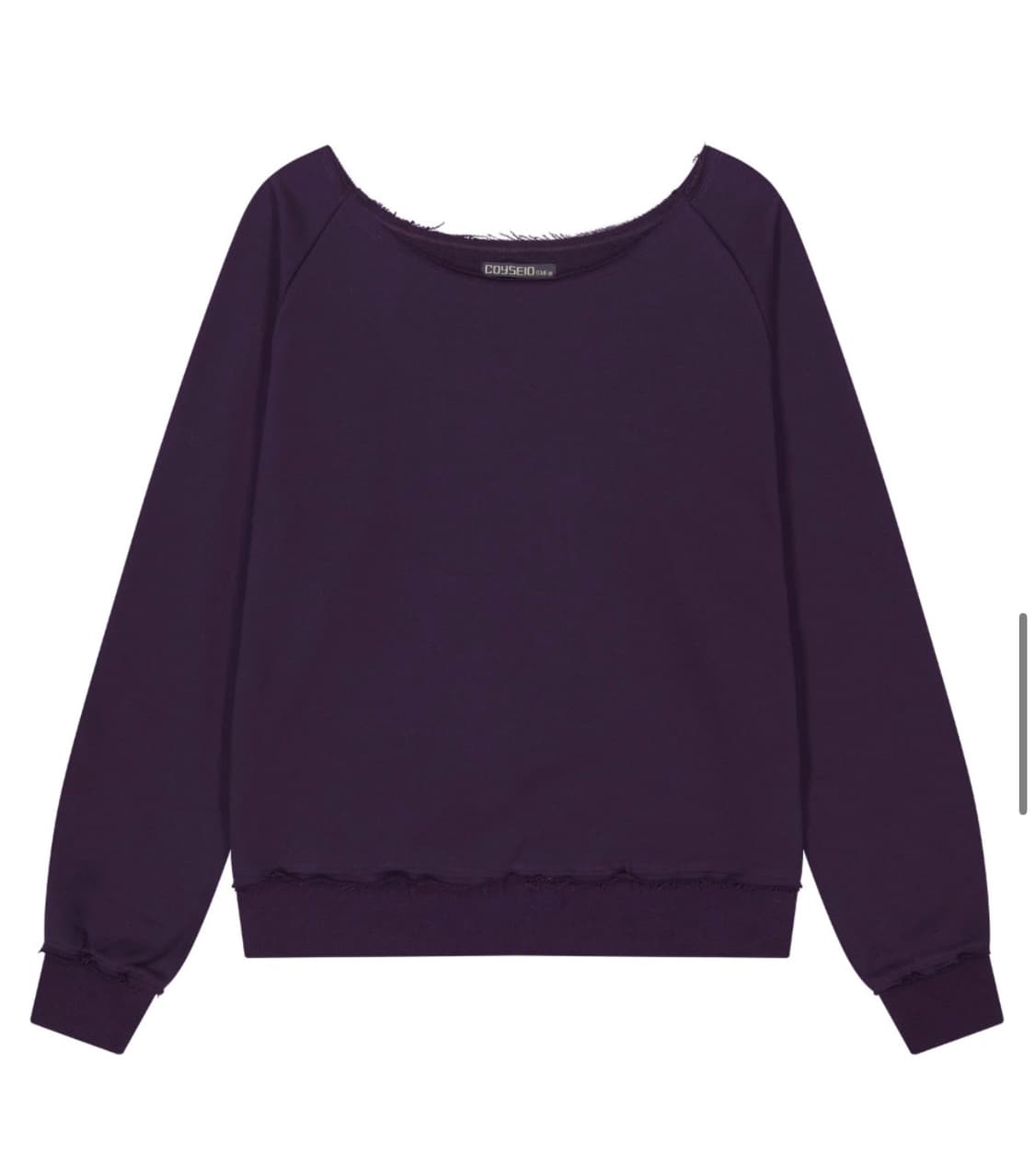 코이세이오038) Off-Shoulder Sweatshirt PP M 상품이미지2