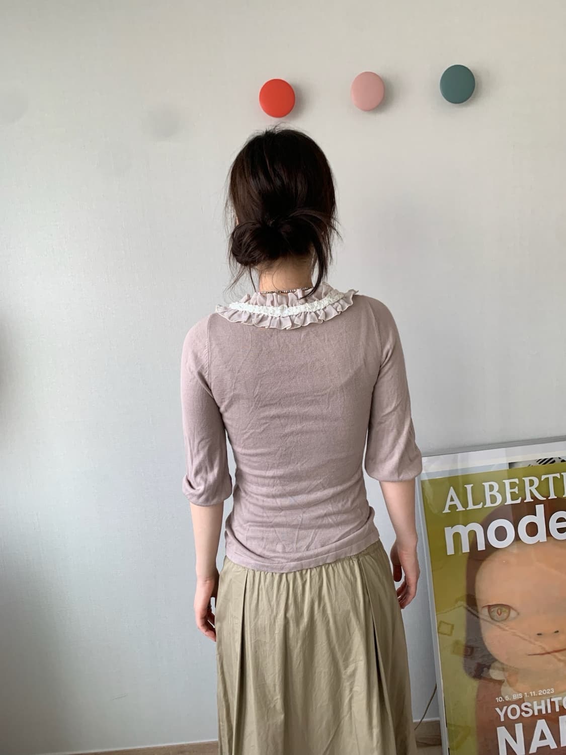 ruffle ribbon top 상품이미지5