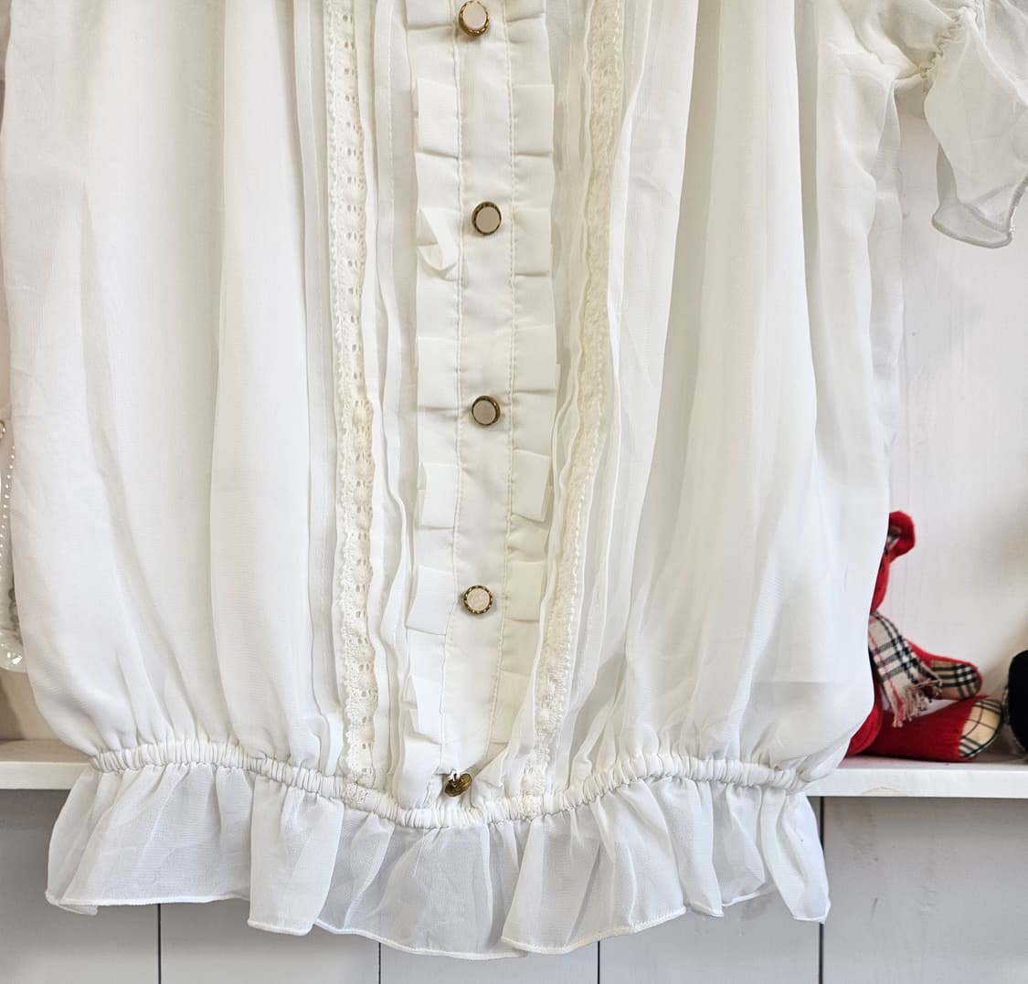 러플 쉬폰 블라우스 상품이미지4