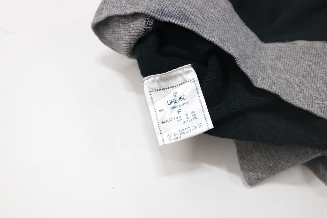 Paopao Wear 빈티지 미시간 모터사이클 배색 래글런 맨투맨 (F) 상품이미지8