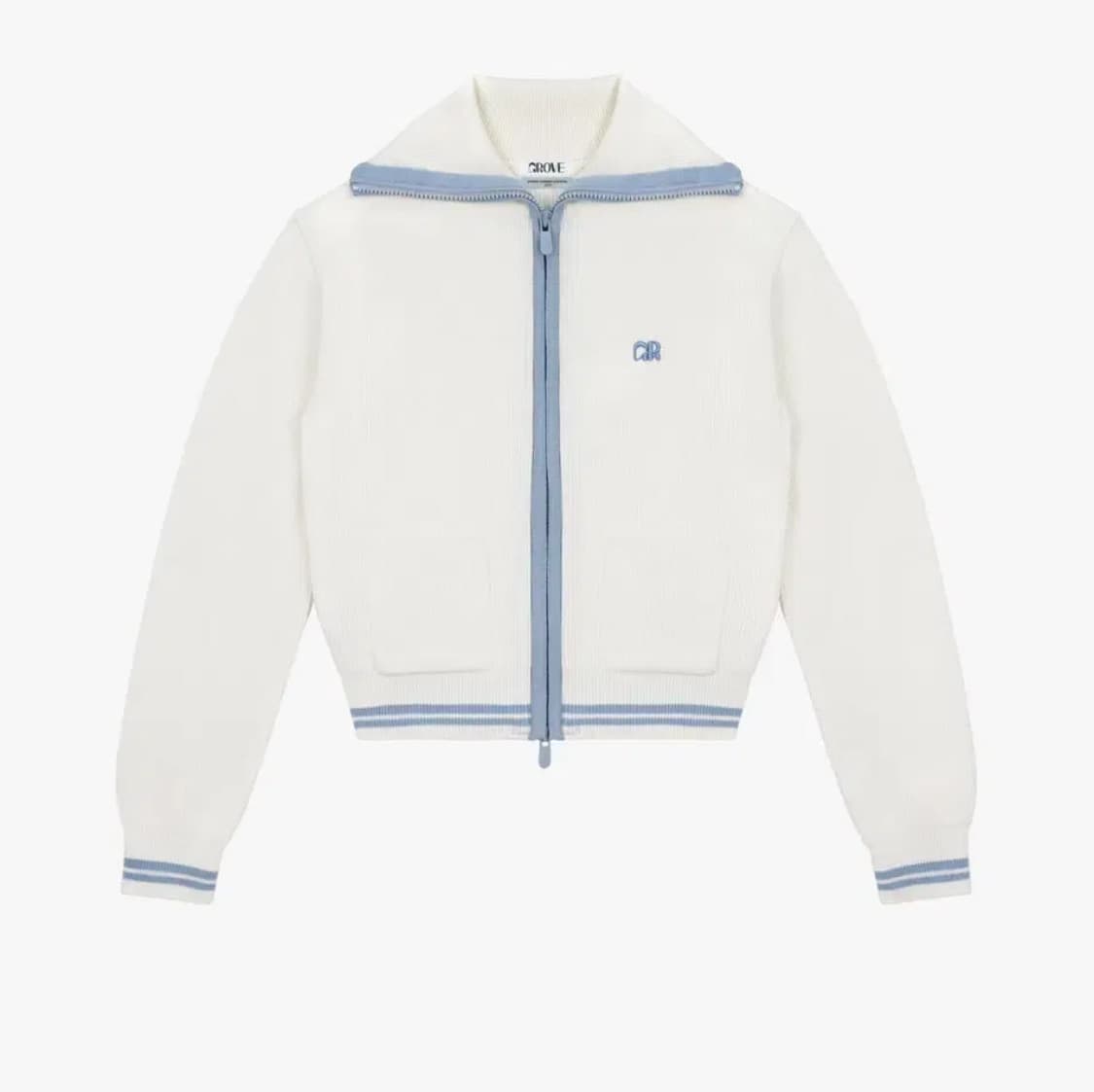 그로브 니트 집업 후드 POUT CARDIGAN 상품이미지1