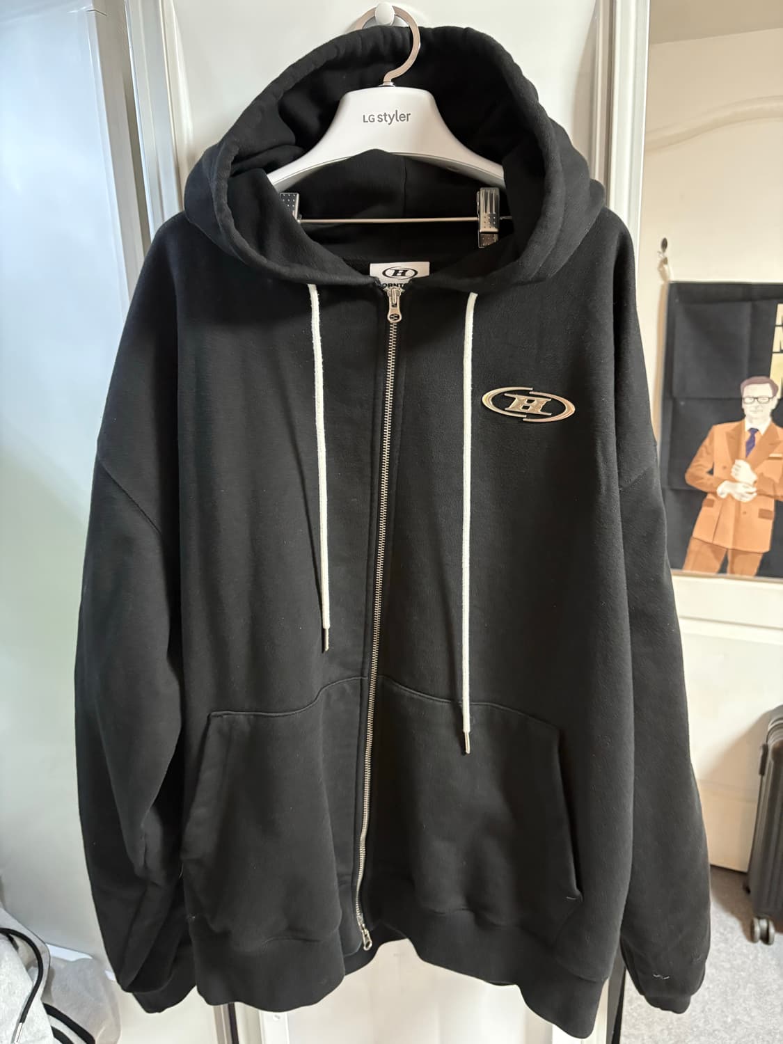 본투윈 트랙 라인 후드집업 상품이미지2