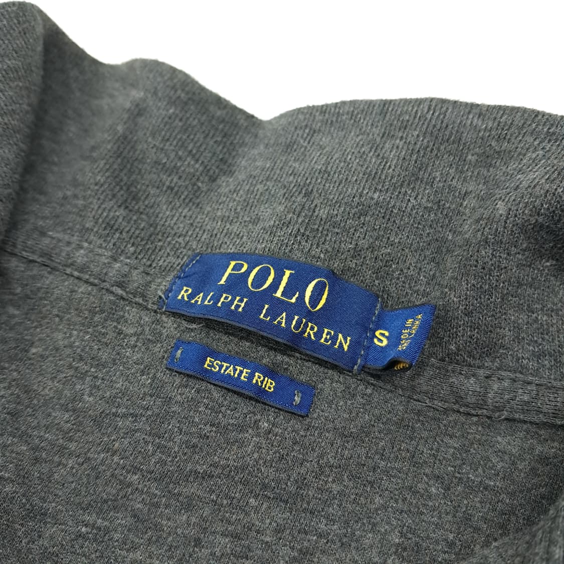 CL830 S 폴로 가죽풀러 그레이 하프집업 스웻셔츠 상품이미지4