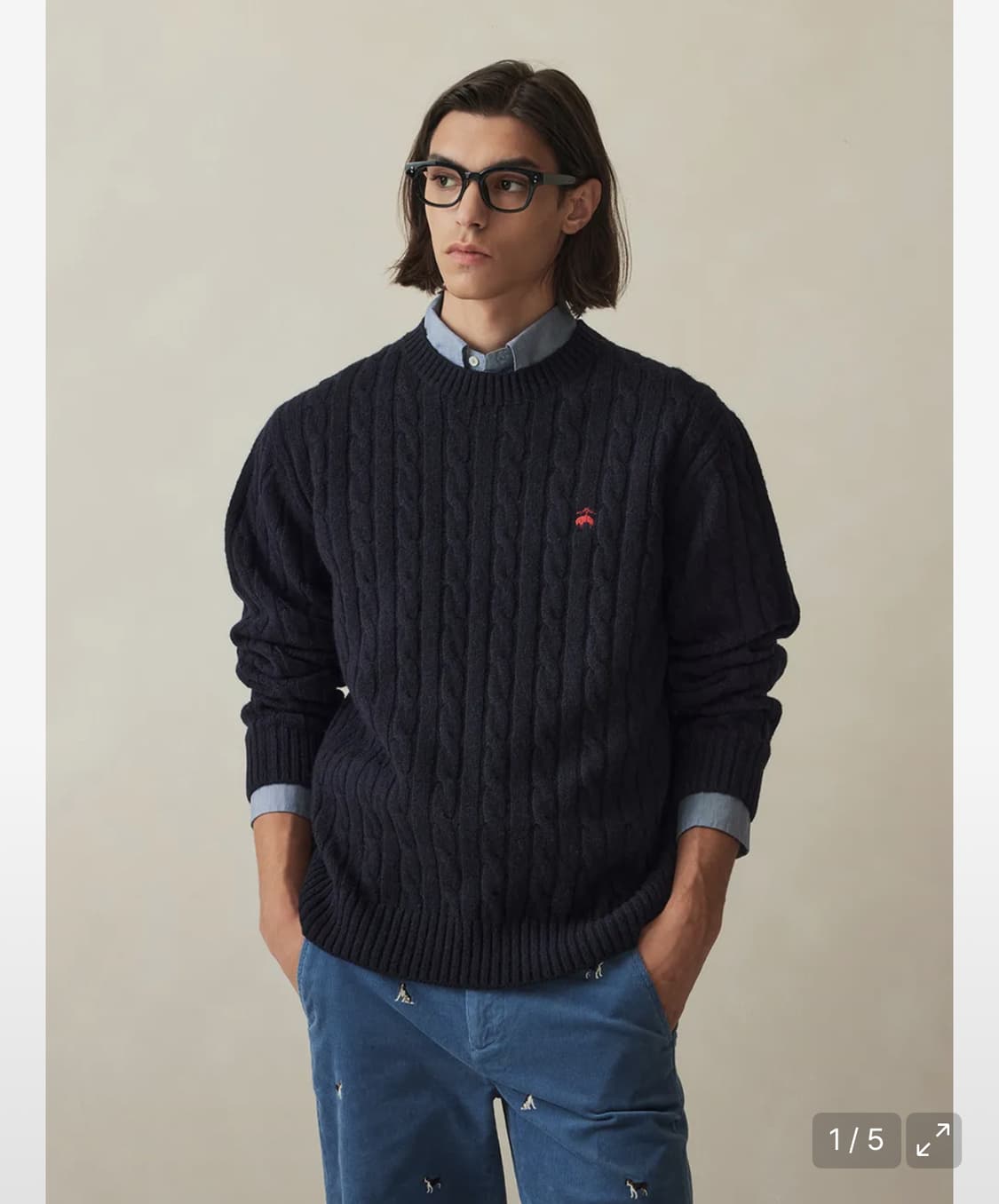 브룩스브라더스 니트 L 상품이미지1