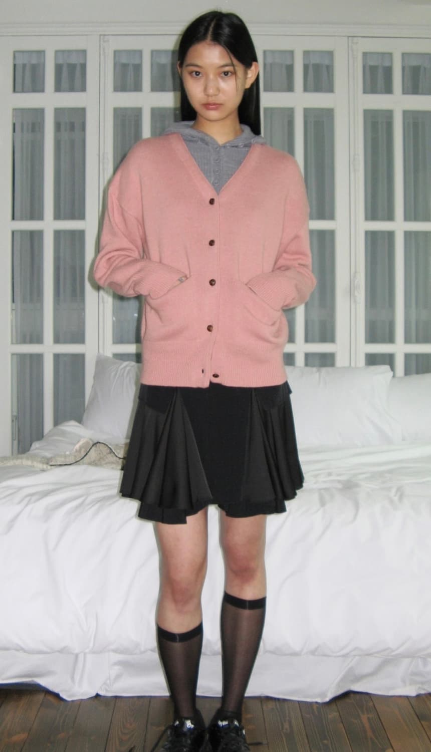 시눈 울 클래식 가디건(NEW) / pink 상품이미지1