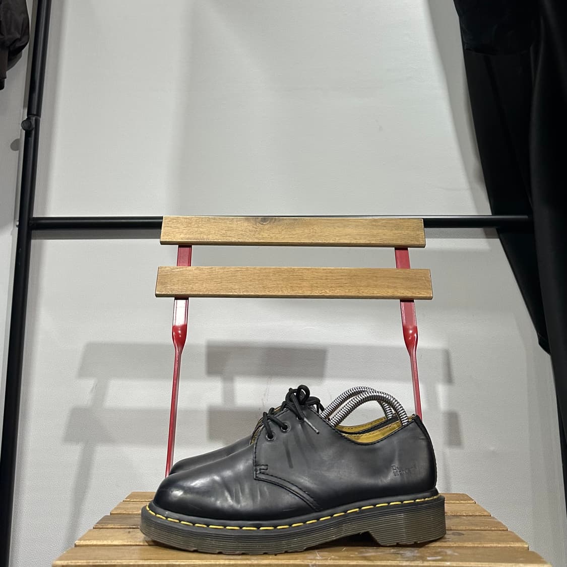 UK5 240-245) 닥터마틴 로퍼 여성 여자 구두 1461 블랙 3홀 상품이미지3