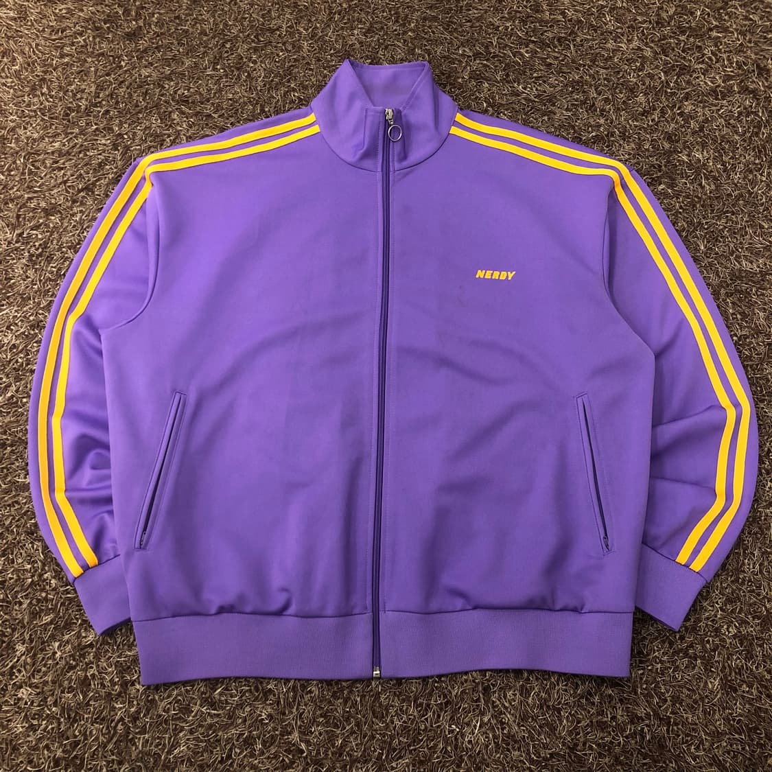 널디 퍼플 져지 트랙 자켓 상품이미지1