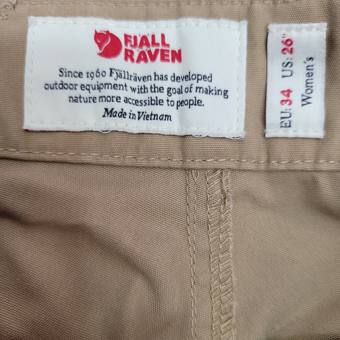 피엘라벤 칼라 트라우저 G1000 카고 팬츠 바지 34EU 27인치 상품이미지9