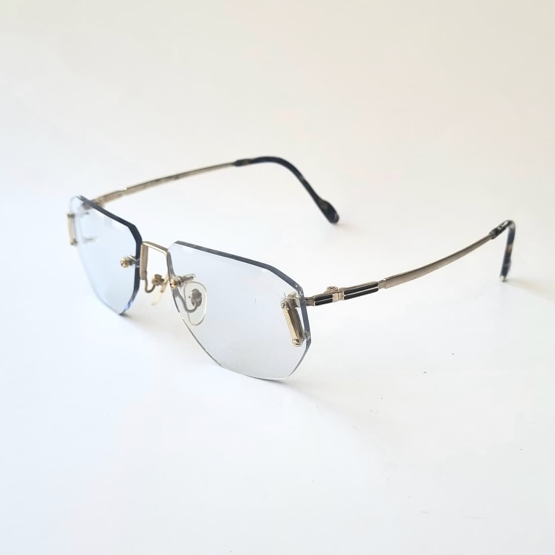 데드스탁 빈티지 무테 큰안구 안경테 1292 상품이미지3