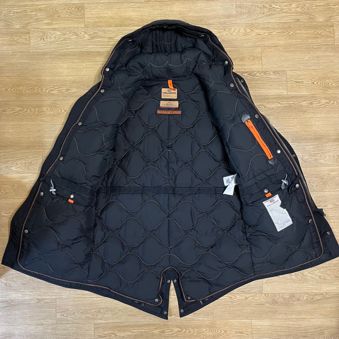 새 상품급) 파라점퍼스 탱크 다운 야상 패딩 마스터피스 오버핏L (정품) 상품이미지4