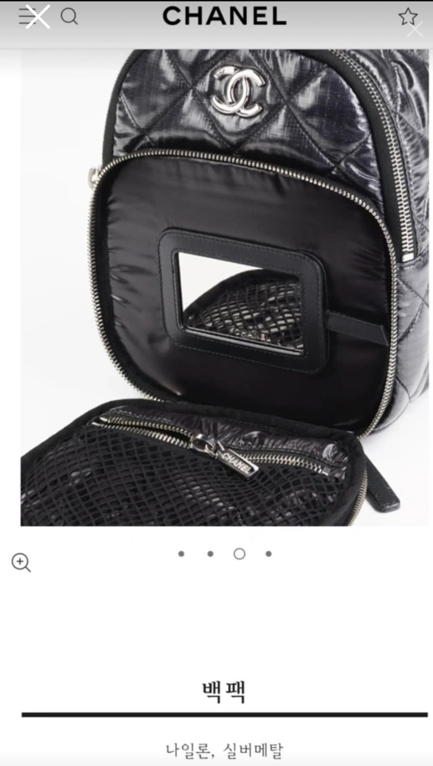 샤넬23/24코코네쥬 나일론백팩 상품이미지7