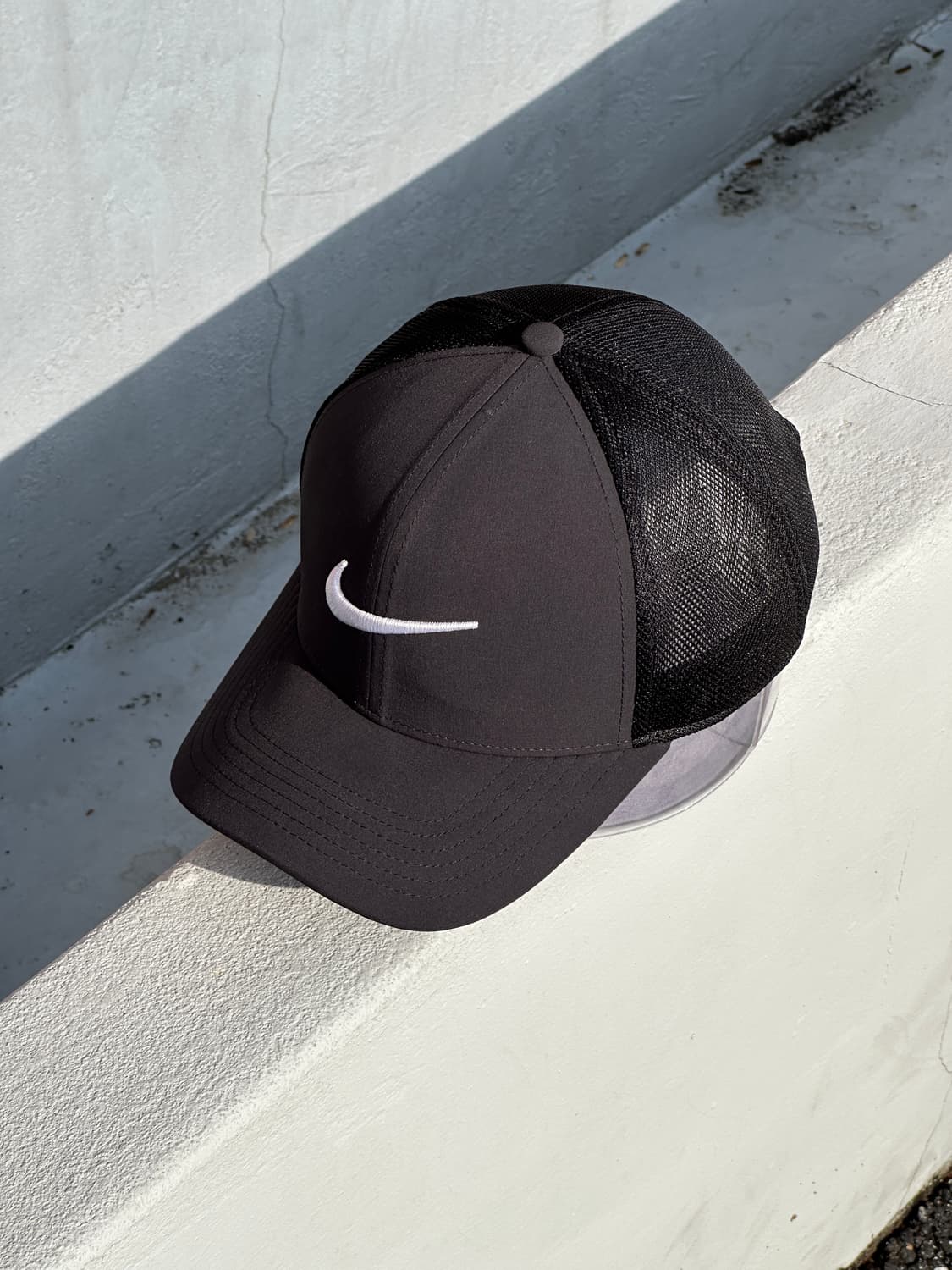 [F] 나이키 로고 블랙 메쉬 볼캡 모자 골프 상품이미지2
