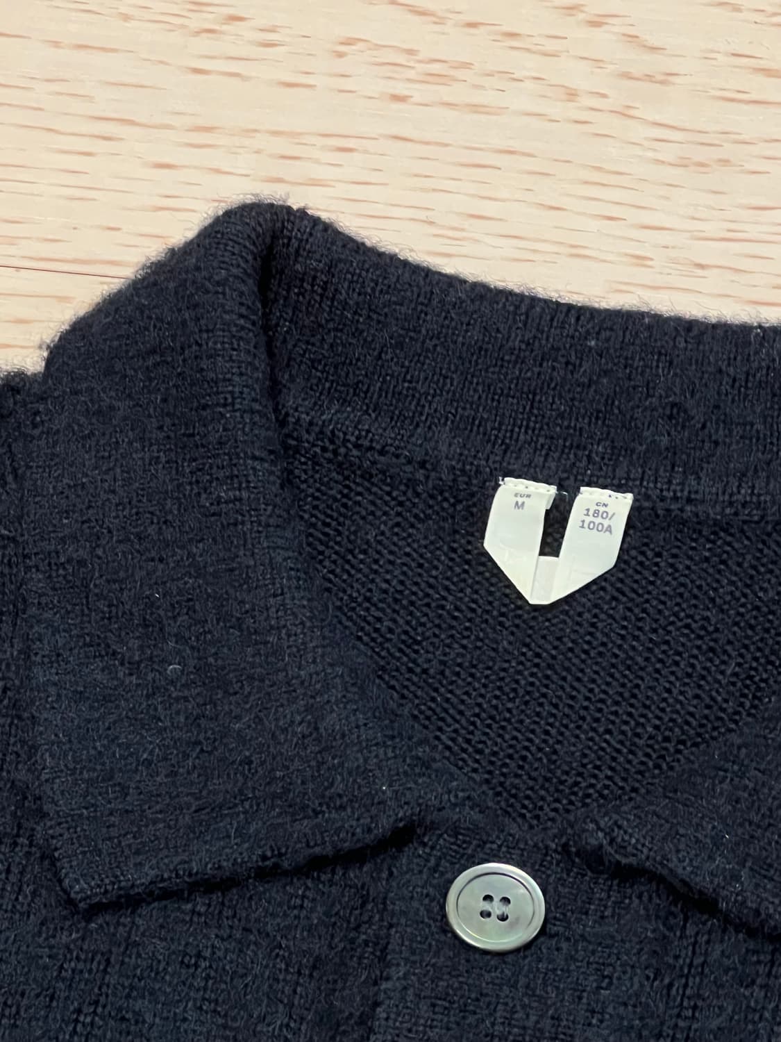 아르켓 울 셔츠 가디건 M 상품이미지5