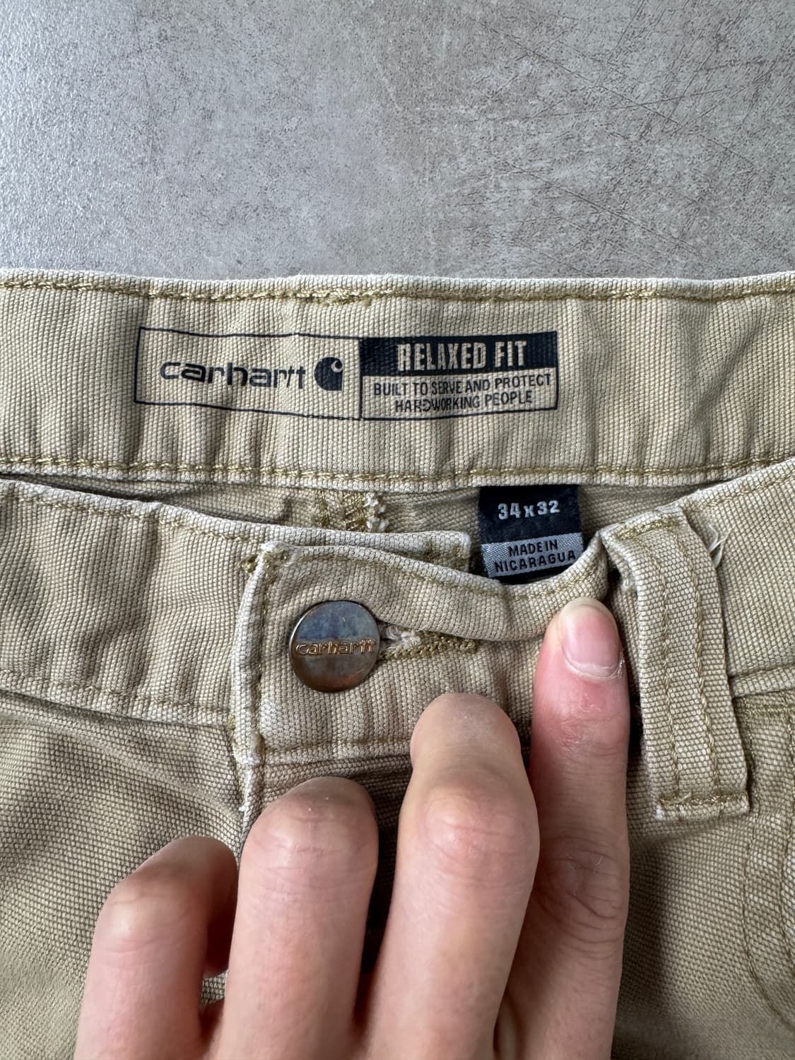 칼하트 러기드 플렉스 워크 팬츠 (34x32) 상품이미지3