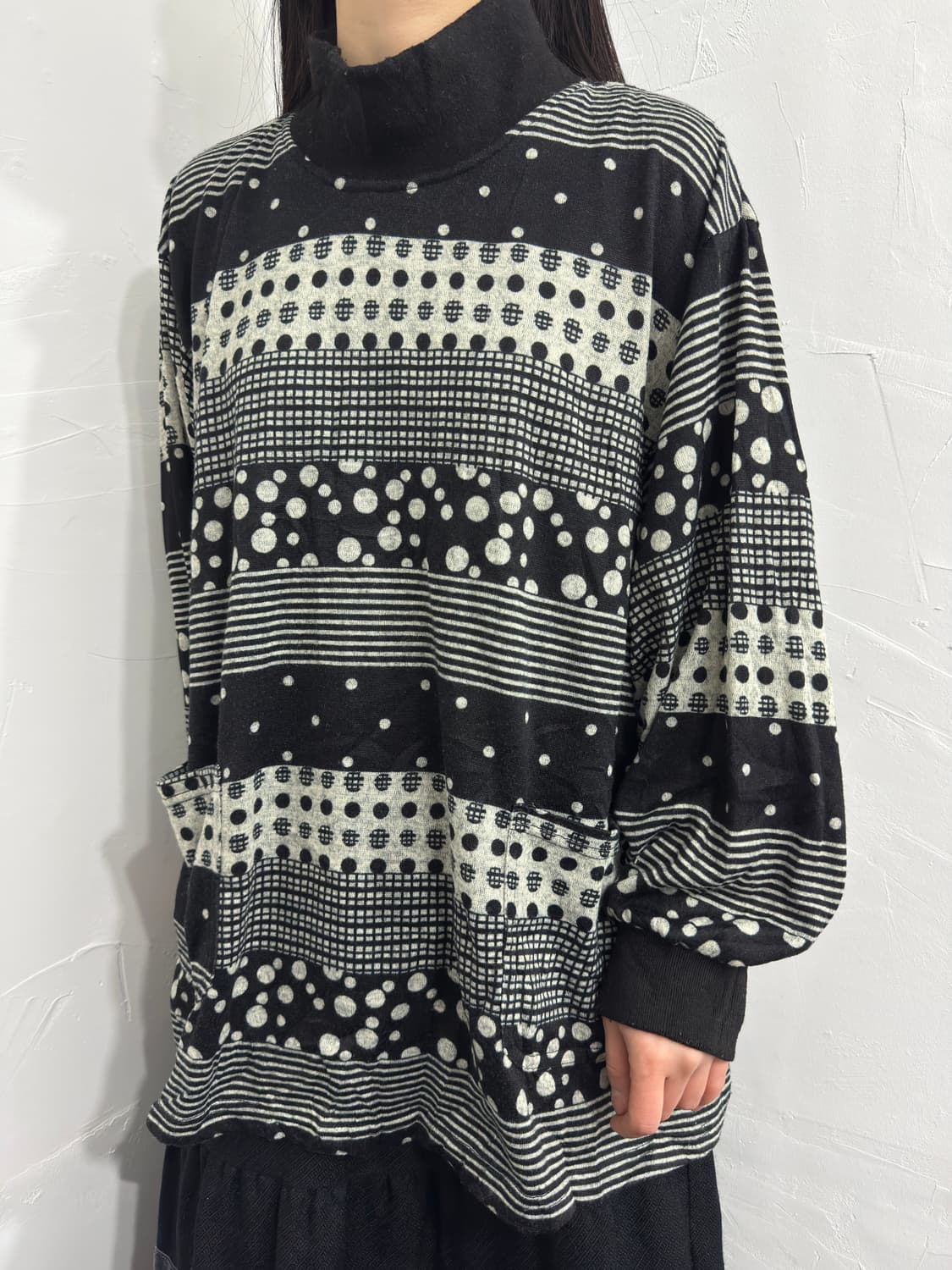 luna creciente dot pocket top 상품이미지1