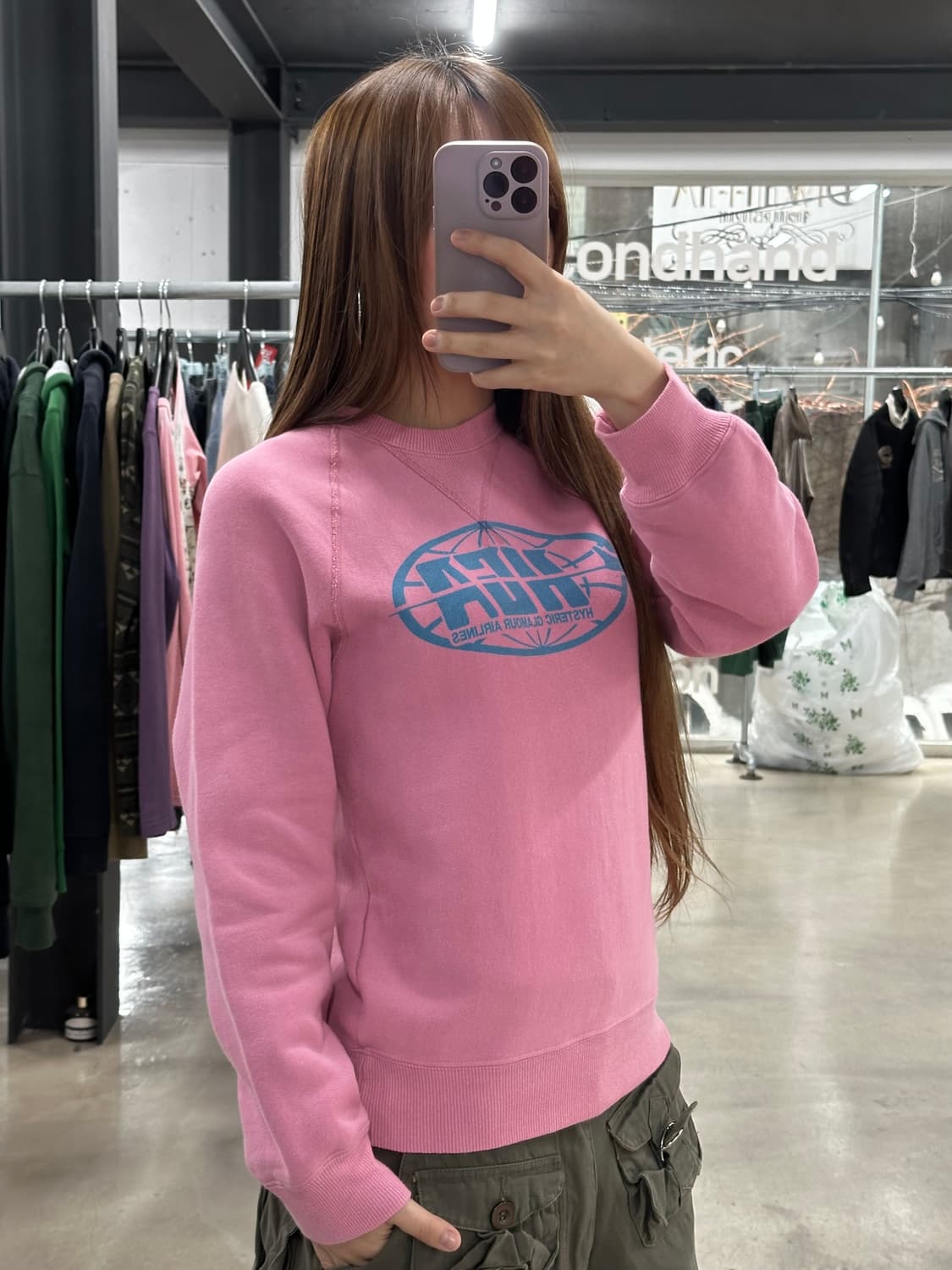 히스테릭글래머 90s 에어라인스 맨투맨  상품이미지2