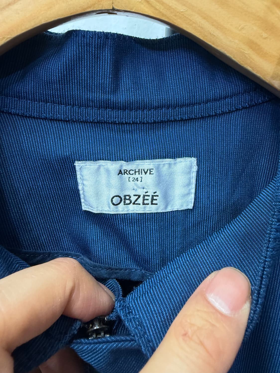 정품) 오브제 한섬 롱 자켓 88 상품이미지7