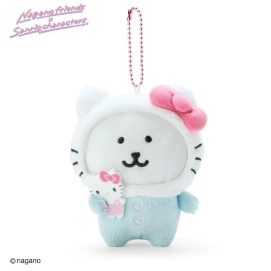 나가노 농담곰 헬로키티 콜라보 인형 키링 상품이미지1