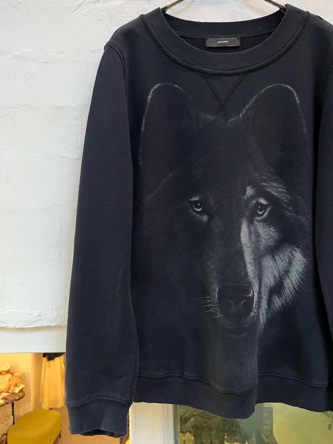 Diesel 울프 프린팅 스웨트 셔츠 Women M 상품이미지3