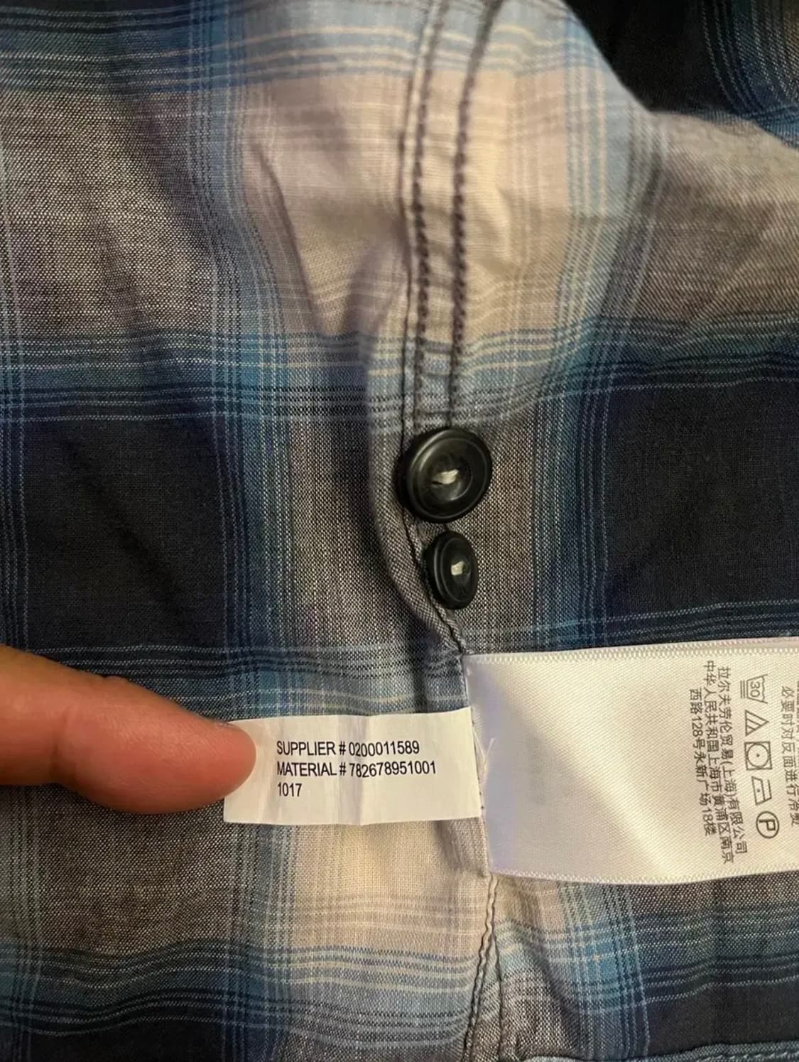 RRL BLUE PLAIDS  COTTON SHIRTS 상품이미지5