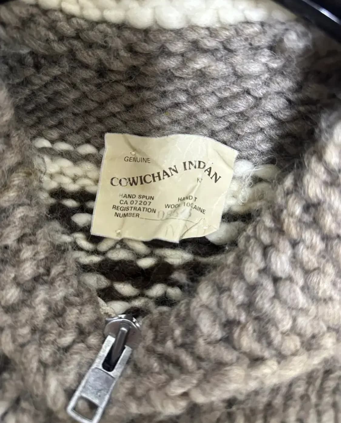 빈티지 울 100 노르딕 코위찬 상품이미지1