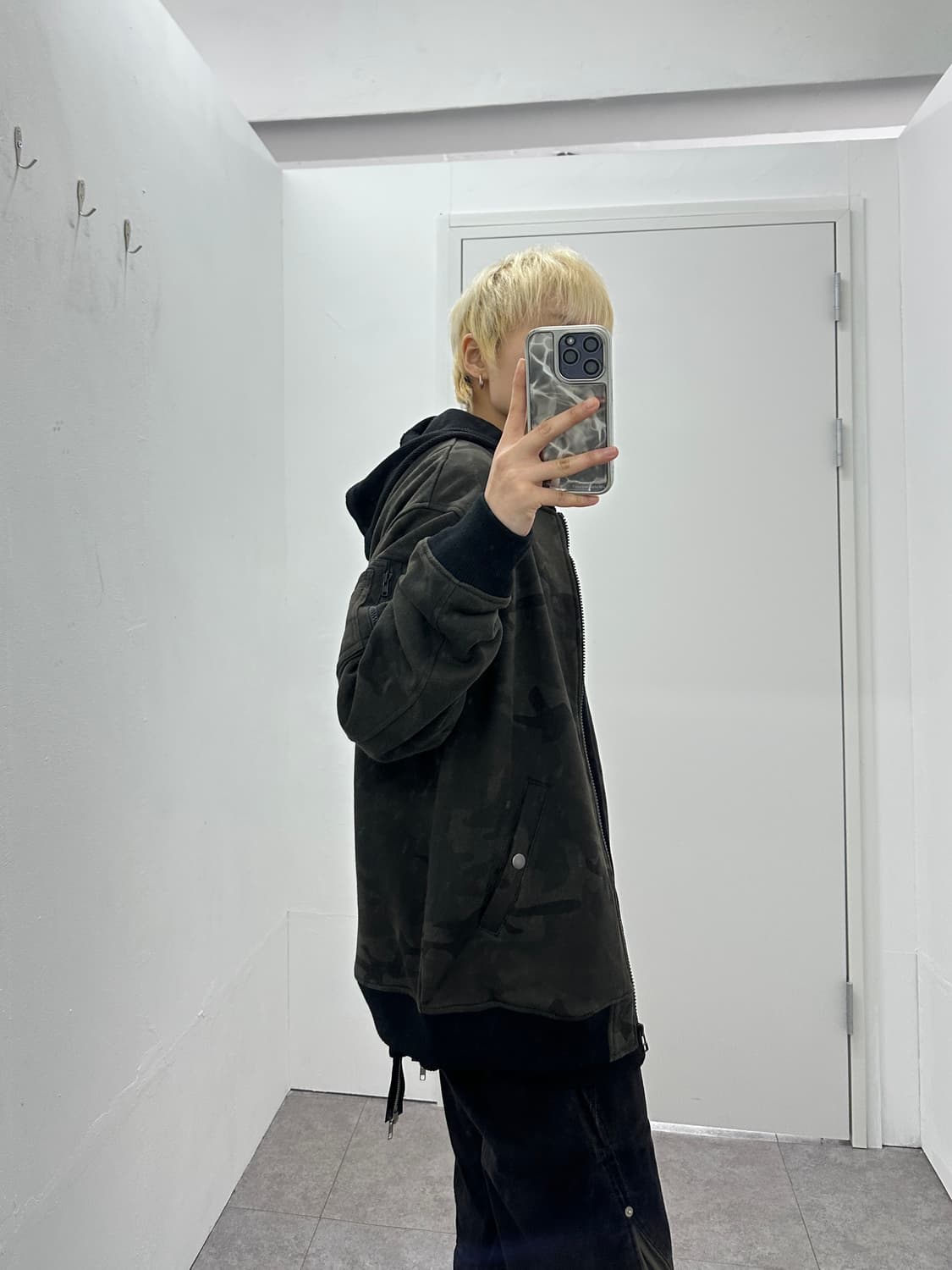 Back Number camo cotton blouson 상품이미지4