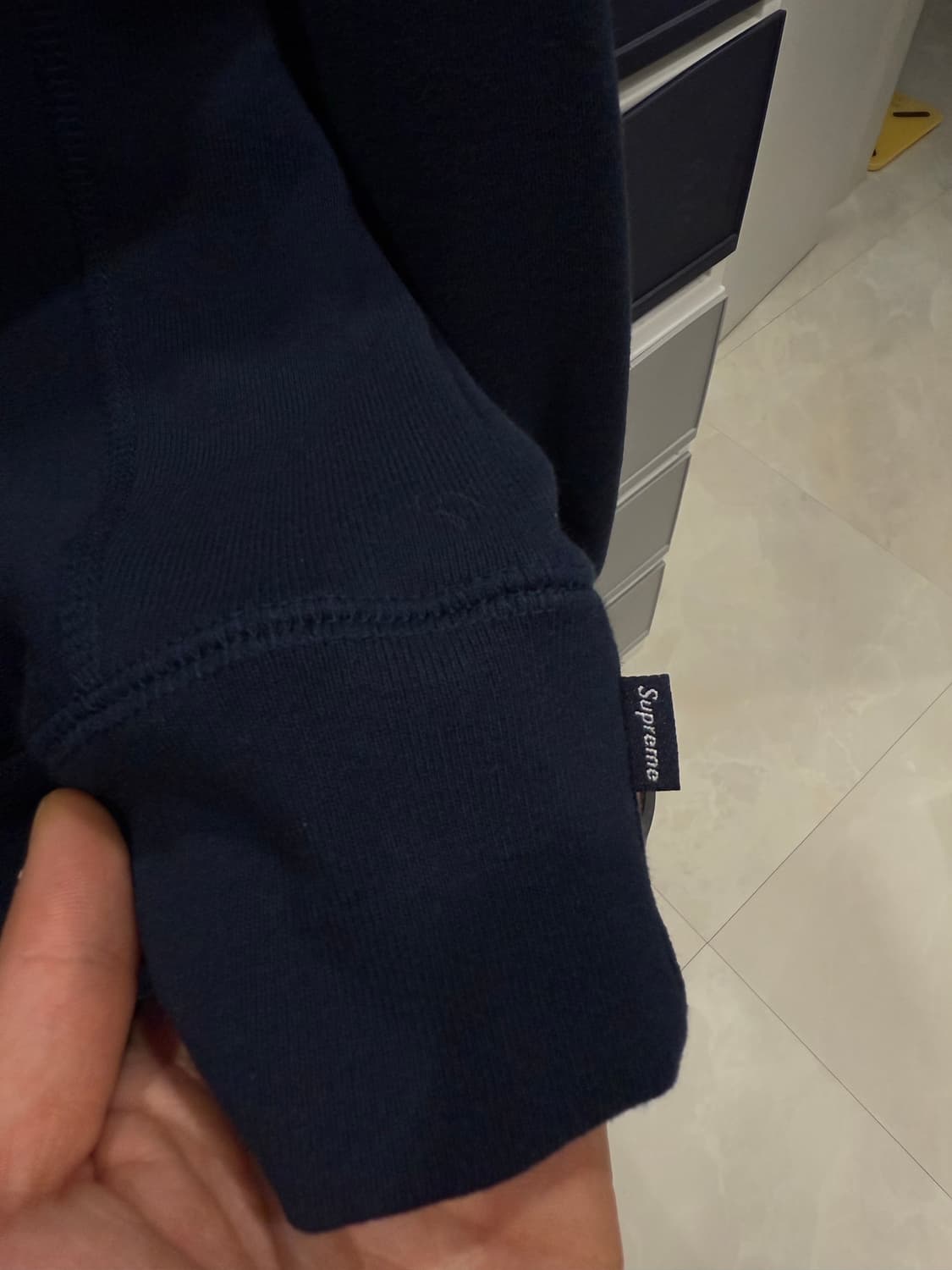 [XXL] 슈프림 박스로고 후드 스웨트셔츠 네이비 - 24FW 상품이미지6